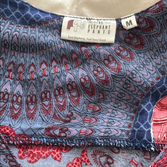 Bohemian Elephant Print Tunic - Picture 2 of 13